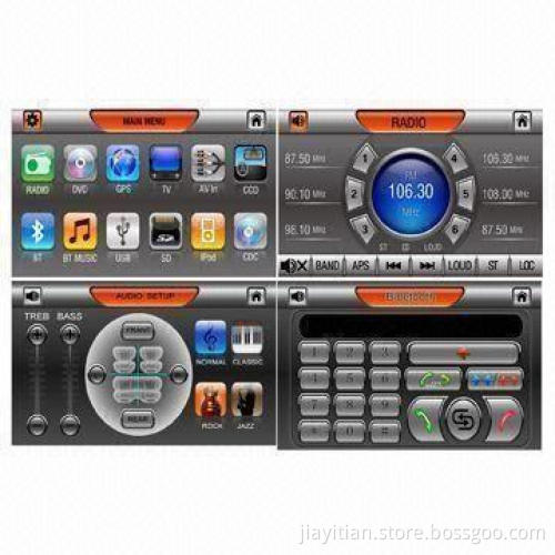 8-inch In-dash Car DVD Players for Great Wall H3/H5, Support BT/TV/GPS Functions and iPod